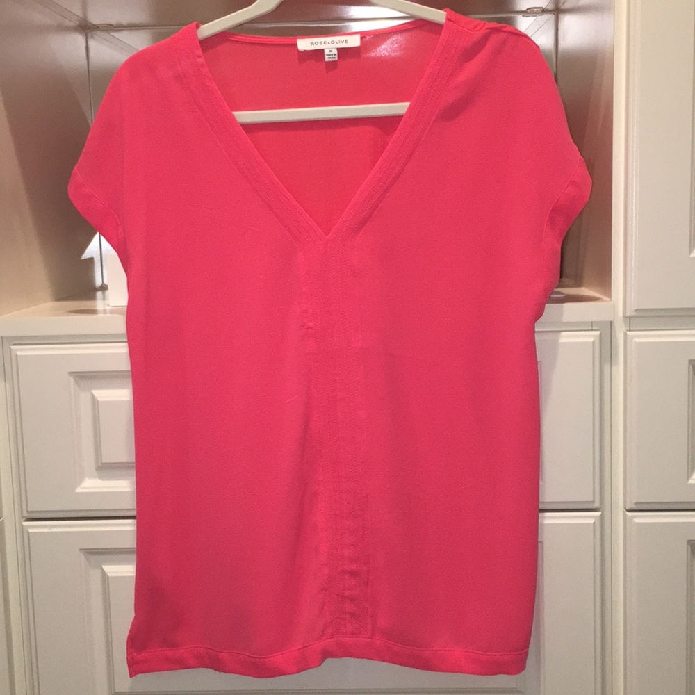 Rose + Olive top